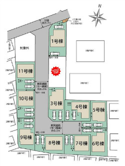 新築　新河岸　川越 　砂新田　価格3,680万円～